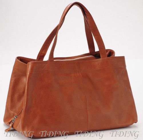 Cowhide Leather Duffle Gym Bags Tote Shoulder Bags NEW  
