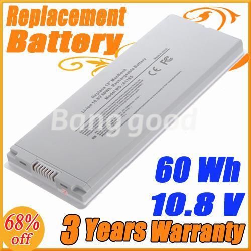 Battery For Apple MacBook 13 inch A1185 A1181 WHITE  