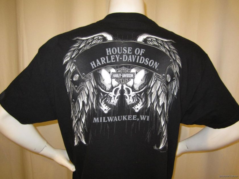 HARLEY DAVIDSON Motorcycle t shirt size XL MILWAUKEE WI  
