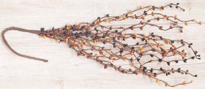 Primitive Mix Pip Berry Spray 27 inch Primitive Pip Berry Garland 