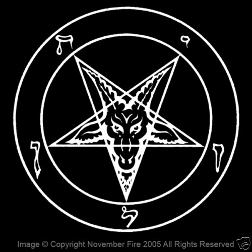 Classic Pentagram Shirt Occult Satan Metal Devil Sin  