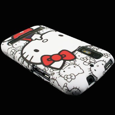 Case+Screen Protector for Motorola Photon 4G B Hello Kitty Cover Skin 