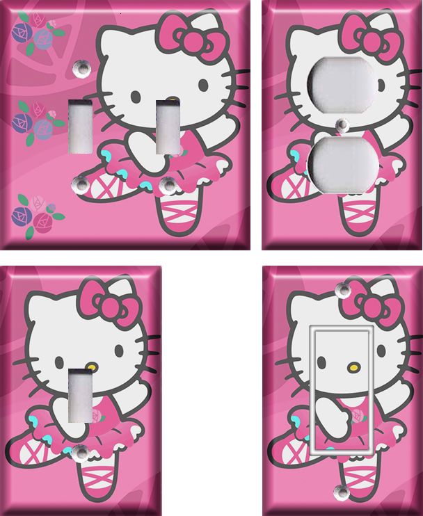 Hello Kitty #2 Light Switch Plate  