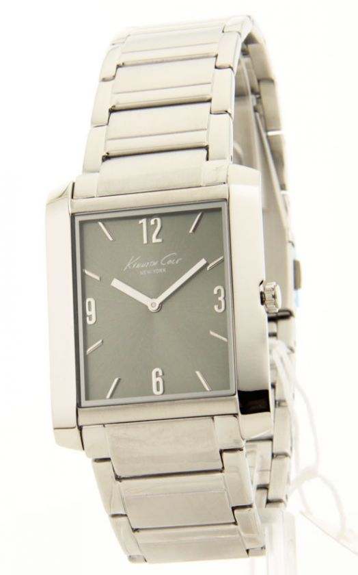MENS KENNETH COLE STAINLESS STEEL NEW SLIM WATCH KC3853 020571035881 