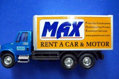 Diecast MAX Rent A Car Delivery Truck  