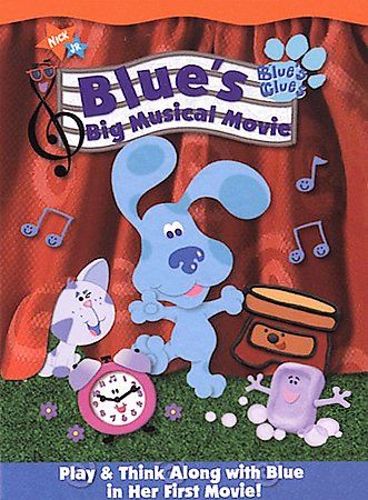 Blues Clues   Blues Big Musical Movie DVD, 2000, Sensormatic 
