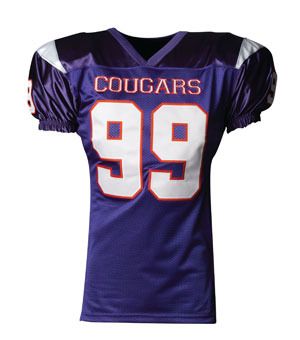 CUSTOM VARSITY TEAM FOOTBALL GAME JERSEY WITH LOGO & #  